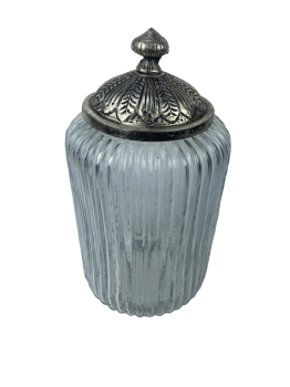 Preview: Bonboniere Glas, 13x13x25 cm